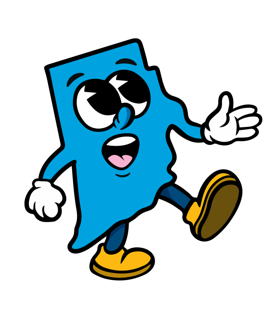 WhereIsRI Mascot Where is RI Guy