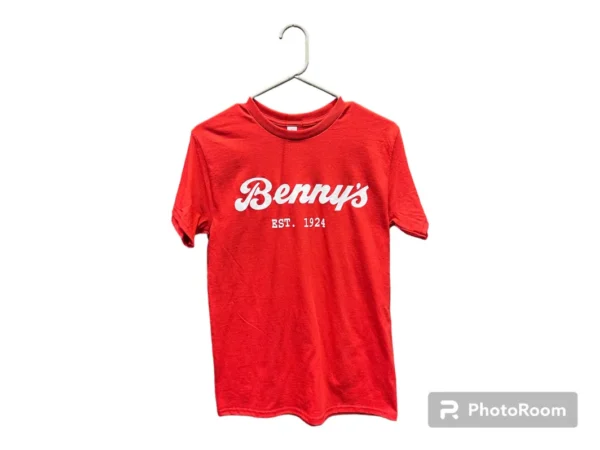Bennys est 1924 tshirt red