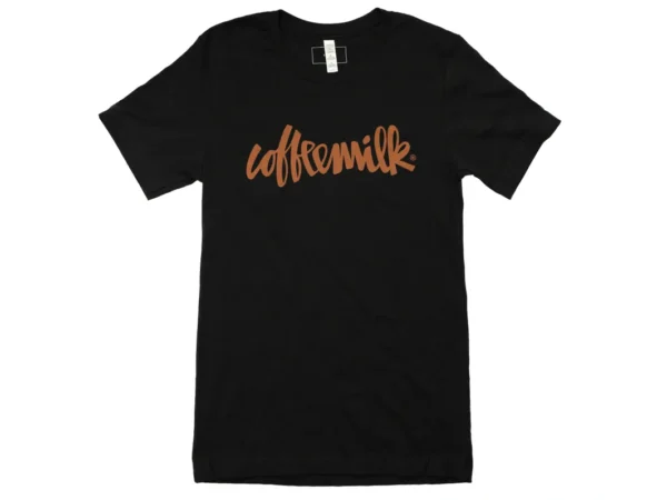 Coffeemilk script tshirt