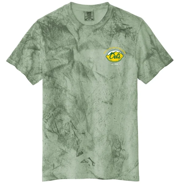 Dels charlie the calamari tshirt green front