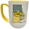 Dels stop at the sign mug yellow back