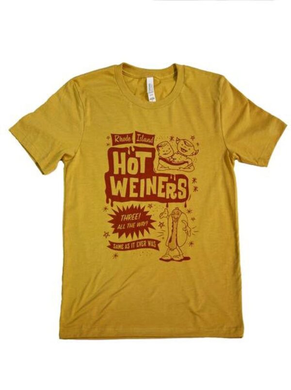 Hot wieners tshirt yellow