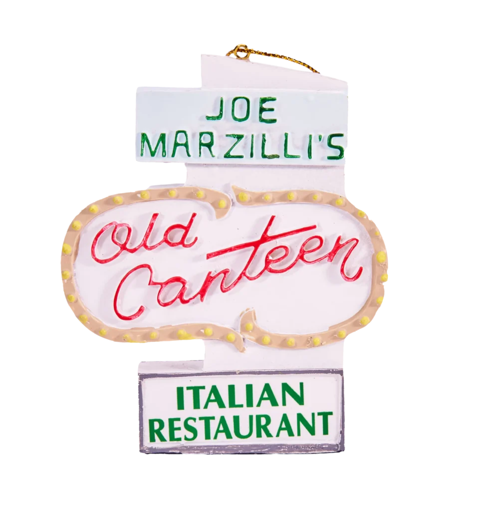 Old canteen sign ornament cropped