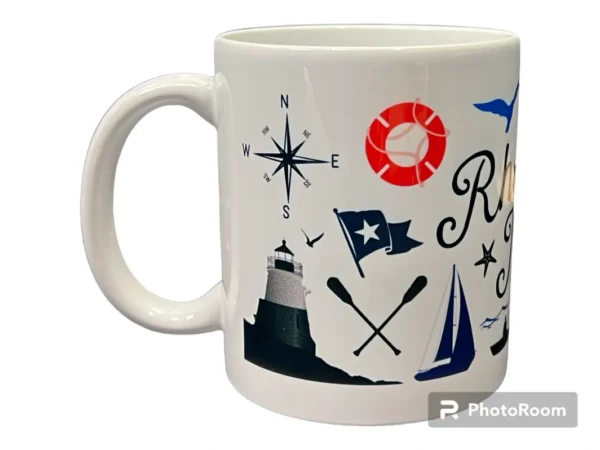 Ri nautical theme wraparound mug back
