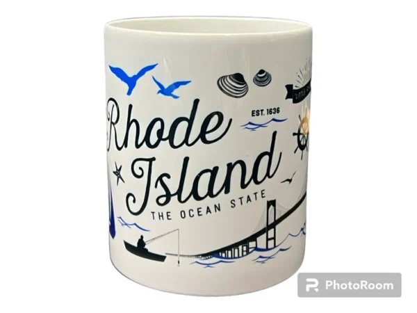 Ri nautical theme wraparound mug side
